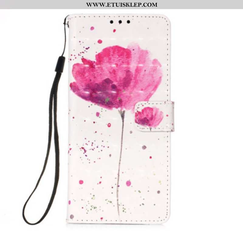 Etui Etui Folio do Samsung Galaxy A54 5G Smycz Tiger Poppy